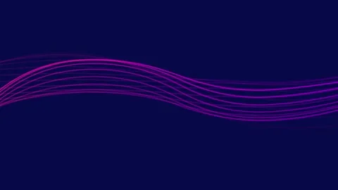 Abstract background of electric smooth lines movements Video stock 313219148