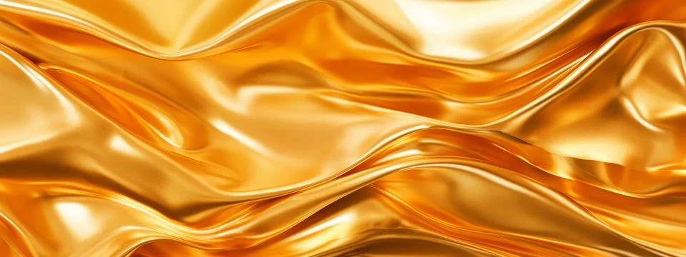 Abstract background elegant silk texture. Satin luxury cloth wavy folds seamless Foto stock