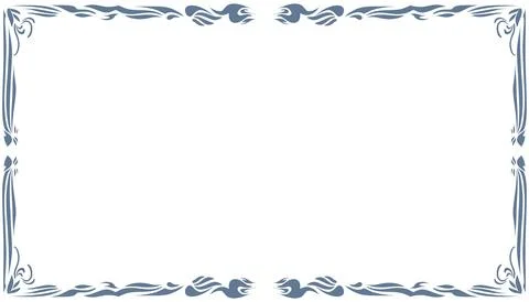 Abstract background with elemental blue border or frame. Perfect for card b.. イラスト素材