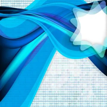 Abstract background with an empty frame banner. Stock Illustration