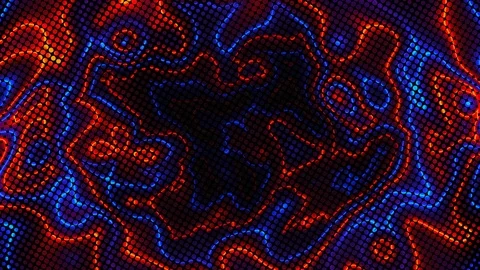 Abstract background with energy effect, halftone form, 3d render computer Stock Footage 109187121