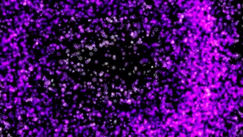 Abstract background Energy particles Group of colorful glowing dots. 4K Stock Footage 287900756