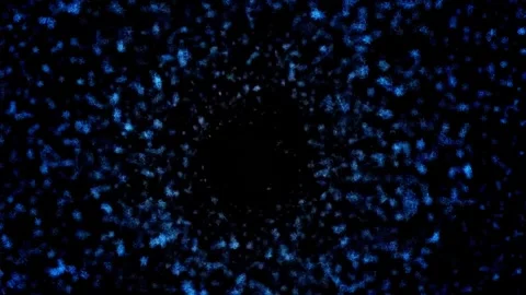 Abstract background Energy particles Group of colorful glowing dots. 4K Stock Footage 287900910