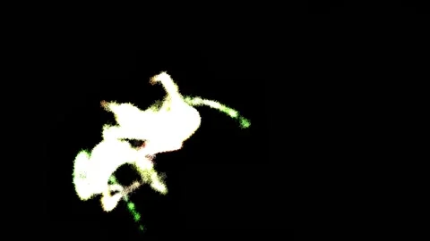 Abstract background Energy particles Group of colorful glowing dots. 4K Stock Footage 287901209