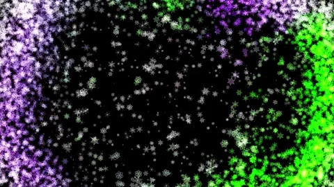 Abstract background Energy particles Group of colorful glowing dots. 4K Stock Footage 287905571