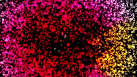 Abstract background Energy particles Group of colorful glowing dots. 4K Stock Footage 287905850