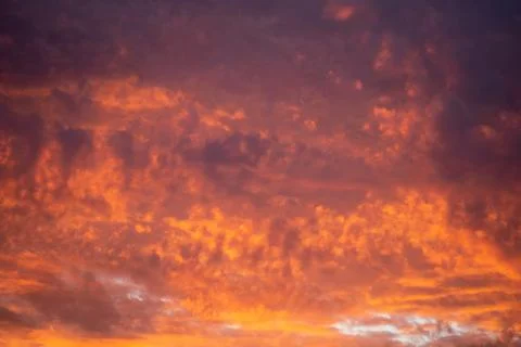 Abstract background of evening sky with clouds. Foto stock