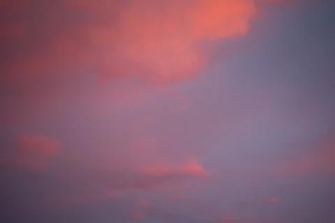 Abstract background of evening sky with clouds. Stock Photos