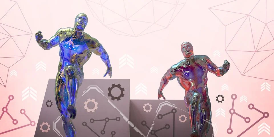Abstract background with exercise. Innovative concept of medical technology Stock Illustration
