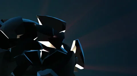 Abstract background with exploding sphere Stock Footage 58120053