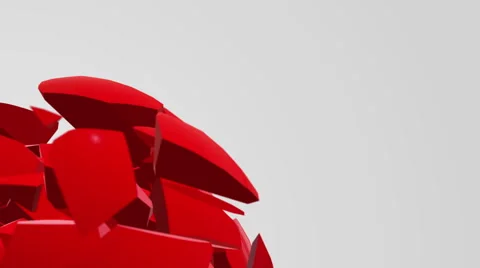 Abstract background with exploding sphere Stock Footage 58120055