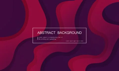 Abstract background with expressive purple wave motion flow. Modern style pre Stock Illustration