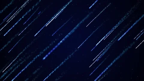 Abstract background with falling comets or meteors on a starry 動画素材 272771785