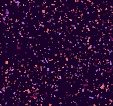 Abstract background with falling confetti. Stock Illustration