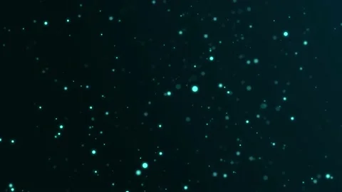 Abstract background with falling dust particles. Blue holiday bokeh backdrop. Stock Footage 169361036