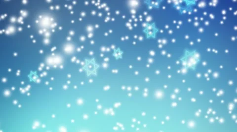 Abstract background with falling lights and Jewish stars. HD Israeli animation. Video stock 65882311