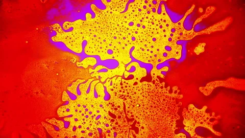 Abstract background, fantastic structure of bubbles. Scientific experiment Stock-Footage 144261146