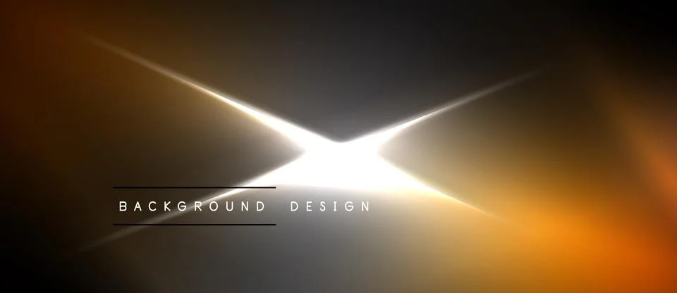 Abstract background features bright light flare, gradient colors. Dark edges Stock-Illustration