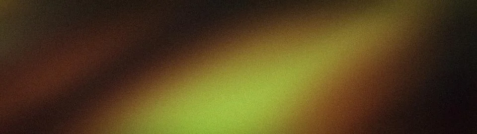 This abstract background features a dark brown and green grainy blurred gradi Stock Illustration