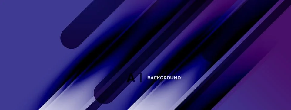 Abstract background features overlapping blue layers. Gradient shades create Stockillustratie