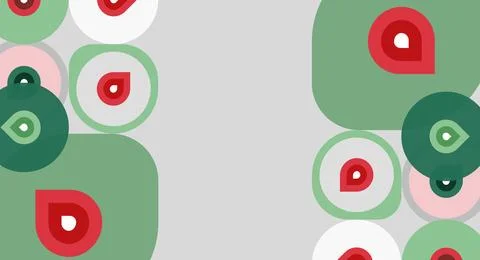 Abstract background features overlapping circles, varied colors. Minimalist Stock Illustration