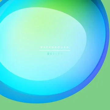 Abstract background features smooth color gradients. Blue, green hues blend Stock-Illustration