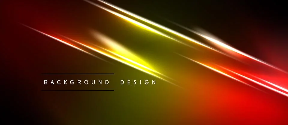 Abstract background features vibrant diagonal lines. Colors transition from.. Illustrazione stock