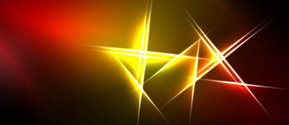 Abstract background features vibrant orange, yellow, red gradients. Bright .. 库存插图