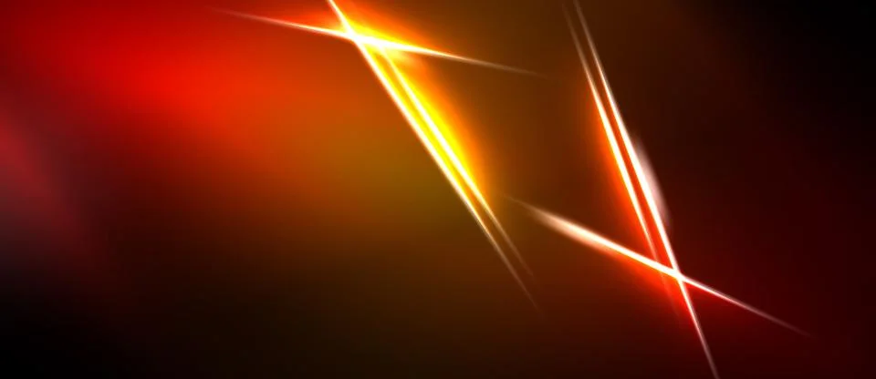 Abstract background features vibrant orange, red gradients. Diagonal lines Stock-Illustration