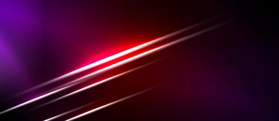 Abstract background features vibrant purple, red gradients. Diagonal lines 스톡 일러스트