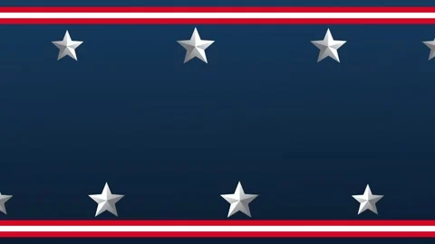 Abstract background featuring american flag inspired design with animated s.. Stock-Footage 338990489
