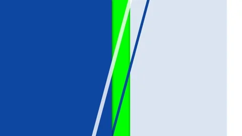 Abstract background featuring bold blue green and white diagonal stripes Stock Footage 340904610