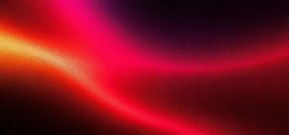 Abstract background featuring bright red neon light waves Stock Illustration