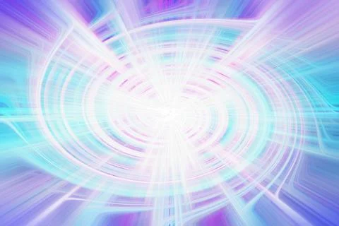 Abstract background featuring a bright white glowing center with swirling Stock Illustration