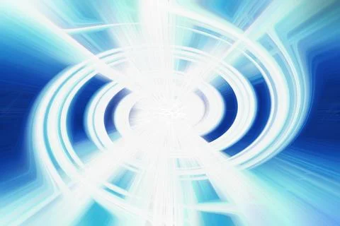 Abstract background featuring a bright white glowing vortex with dynamic イラスト素材