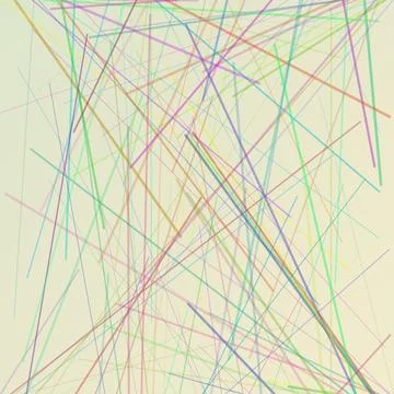 Abstract background featuring chaotic colorful thin lines crossing each oth.. Stock Illustration