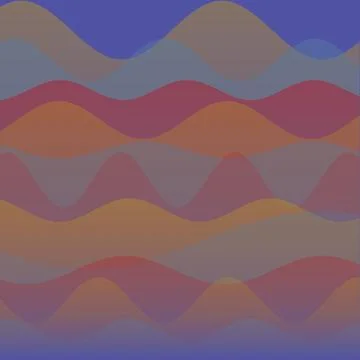 Abstract background featuring colorful overlapping wave patterns with soft .. イラスト素材