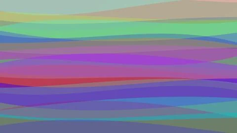 Abstract background featuring colorful overlapping wave patterns in purple,.. Stock Illustration
