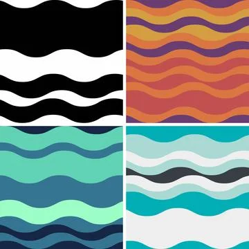 Abstract background featuring colorful stripes suitable wrapping paper, texti イラスト素材