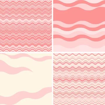 Abstract background featuring colorful stripes suitable wrapping paper, texti 库存插图