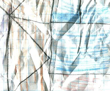 Abstract Background Featuring Creative Pencil Scribbles and Geometric Lines.. Stock Illustration