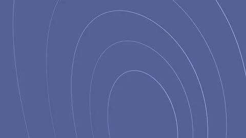 Abstract background featuring curved white lines on a solid blue purple Illustrazione stock