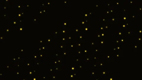 Abstract background featuring delicate glowing golden dots on black surface Vídeo Stock 336263496