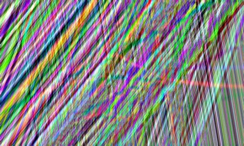 Abstract background, featuring diagonal streaks, of vibrant rainbow, colors.. Stock Illustration