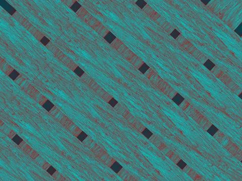Abstract background featuring a diagonal turquoise woven lattice pattern wi.. イラスト素材