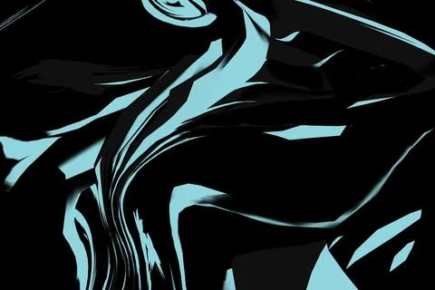 Abstract background featuring dynamic swirling patterns of vivid cyan light Illustrazione stock