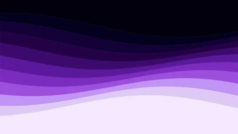 Abstract background featuring elegant flowing waves in shades of purple Stock Footage 338311201