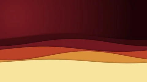 Abstract background featuring elegant flowing layers of warm autumn colors Video stock 338312074
