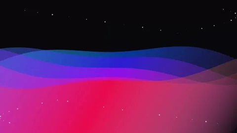 Abstract Background Featuring Flowing Gradient Waves and Subtle Particles Stock Footage 347435475