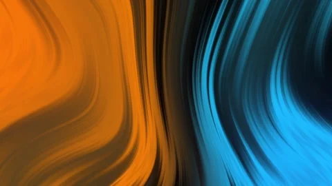 Abstract background featuring flowing orange and blue vertical curves 動画素材 337662372
